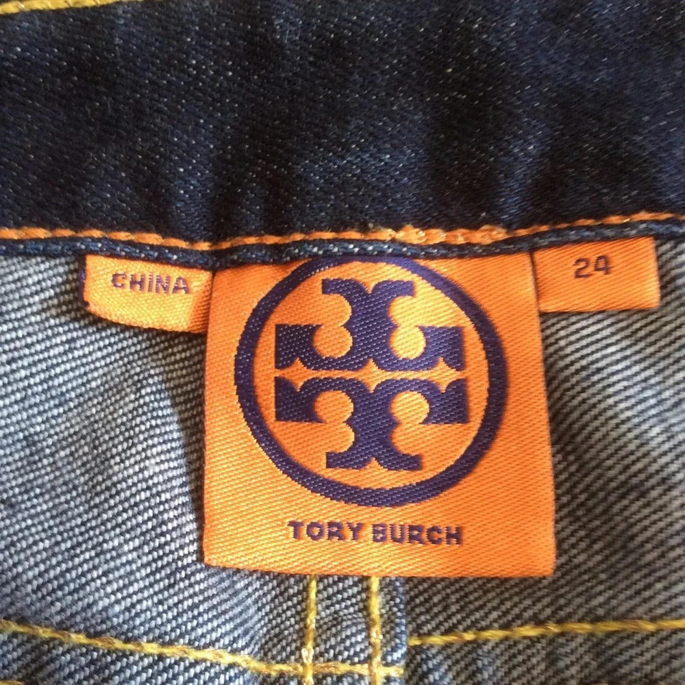 Tory Burch Dark Wash Jeans, Sz 24